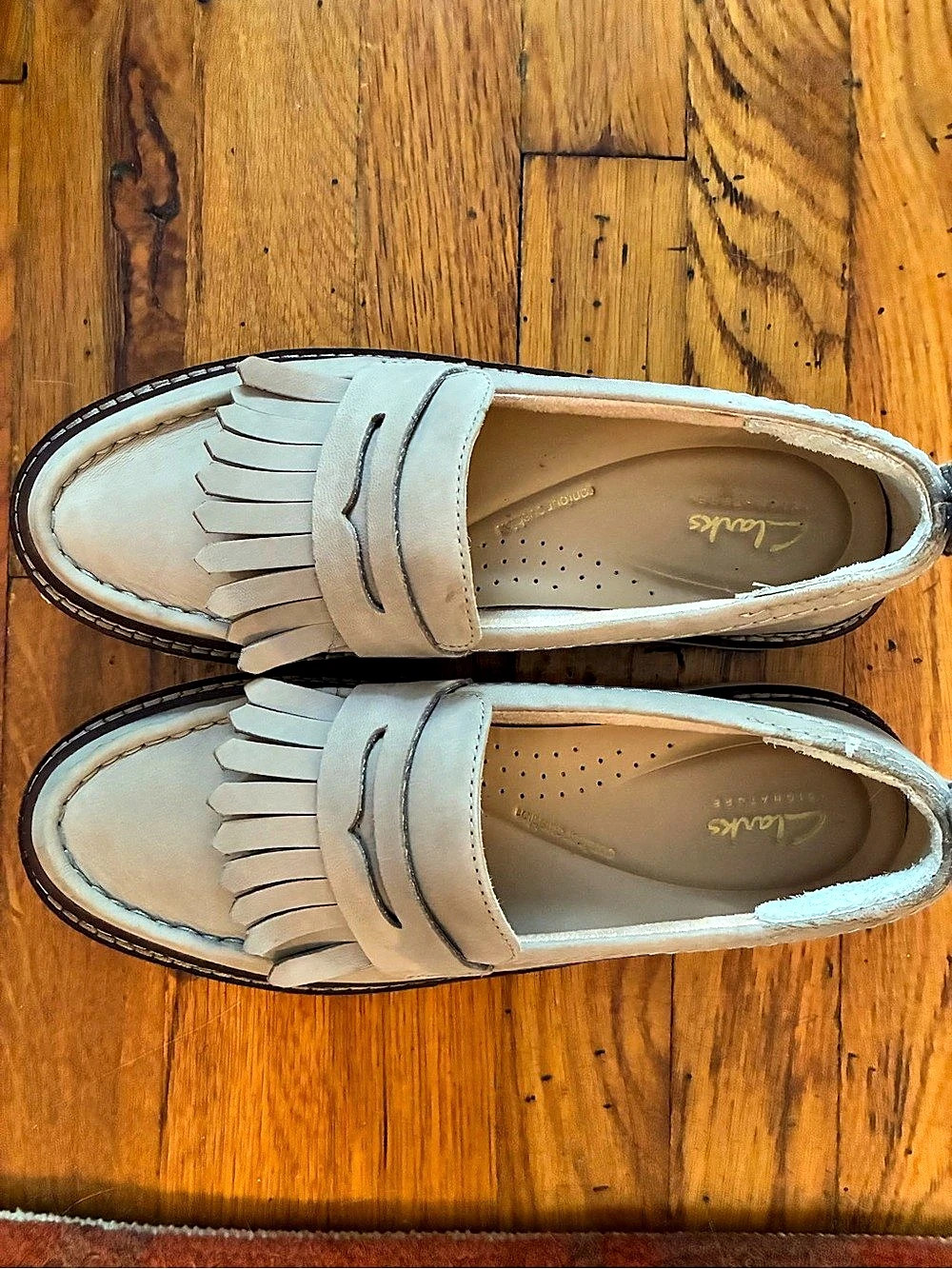 Clarks Orianna Penny Loafer Beige